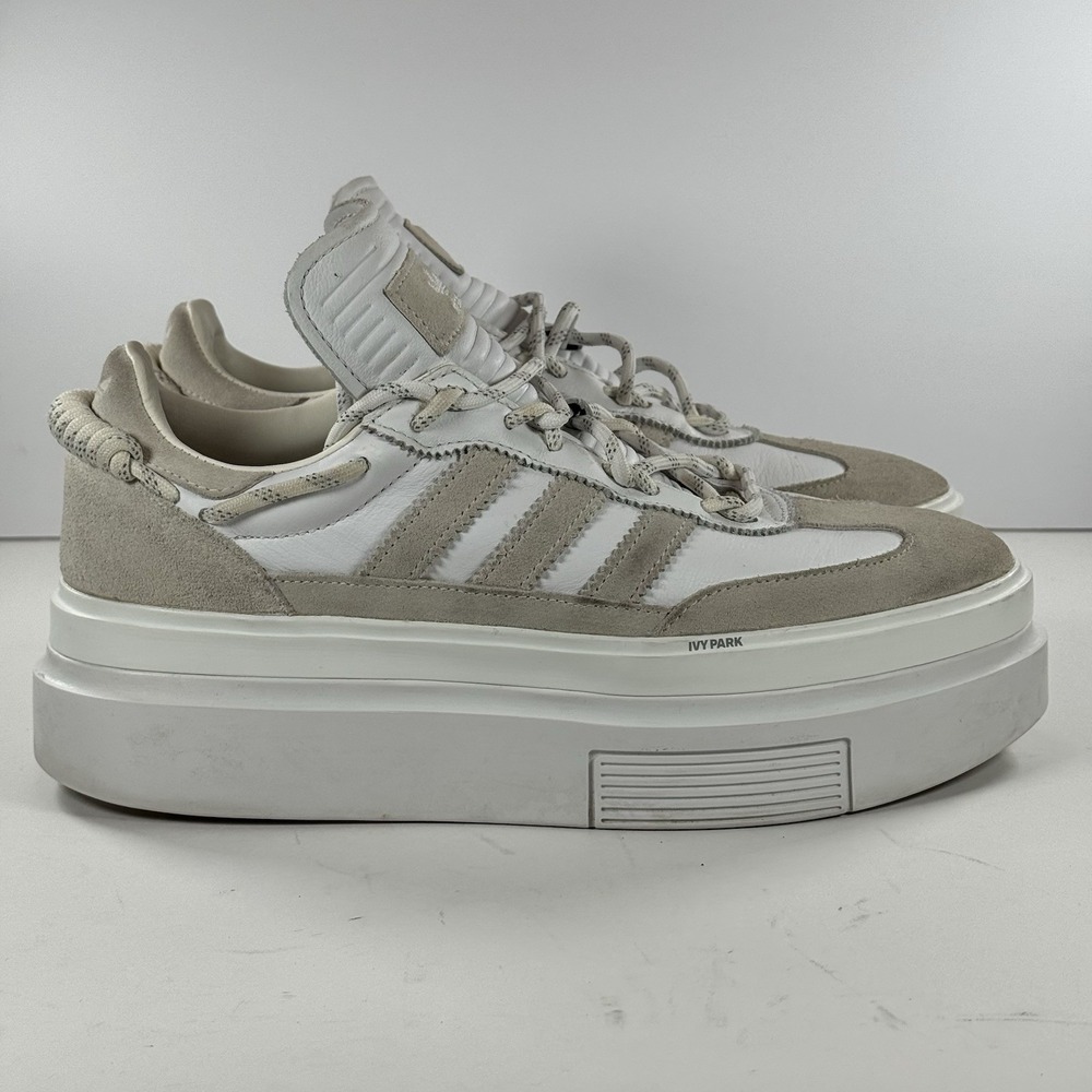 Adidas Super Sleek 72 Ivy Park GX2769 White Suede Beyonce Shoes Women's Size 9.5